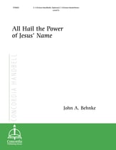 All Hail the Power of Jesus' Name Handbell sheet music cover